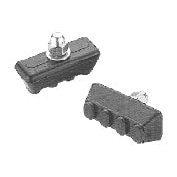 BMX Caliper Brake Shoes - Black Pair