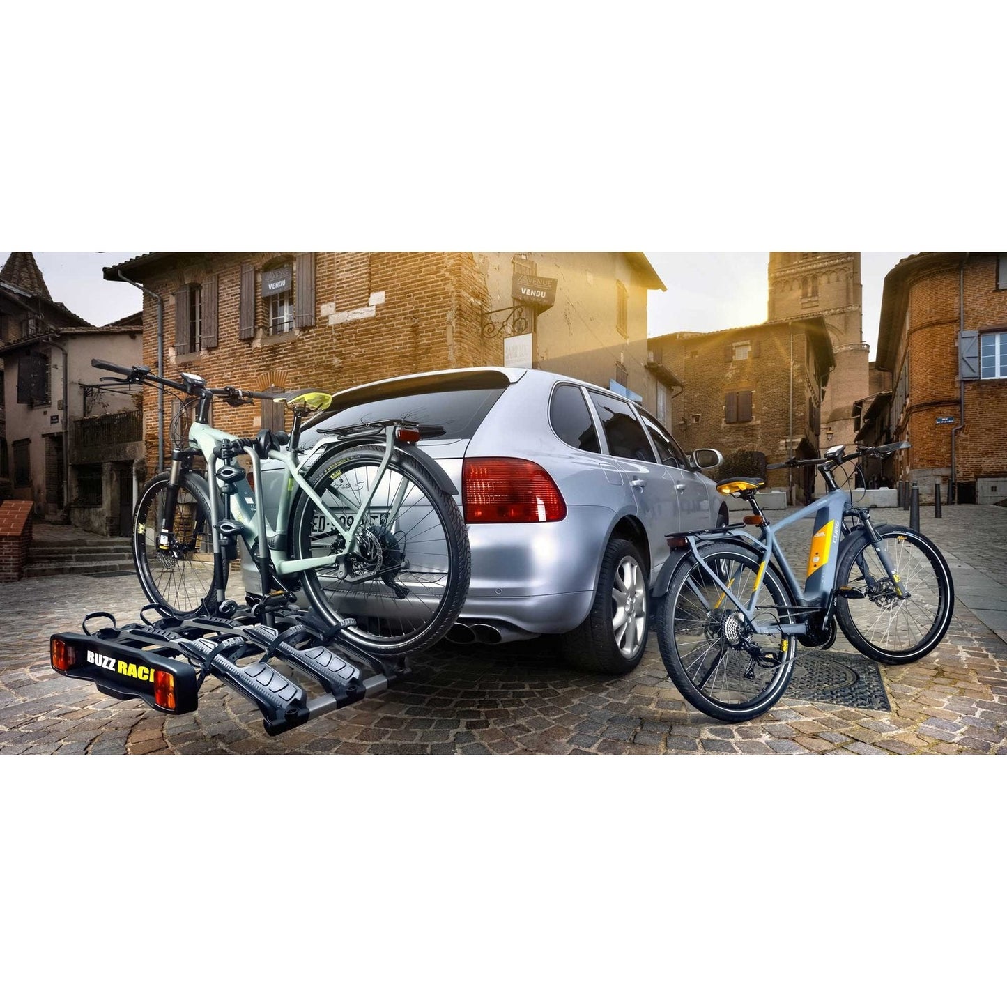 BUZZRACK E-Hornet 3 Bike Platform Rack - Tow Ball Compatible