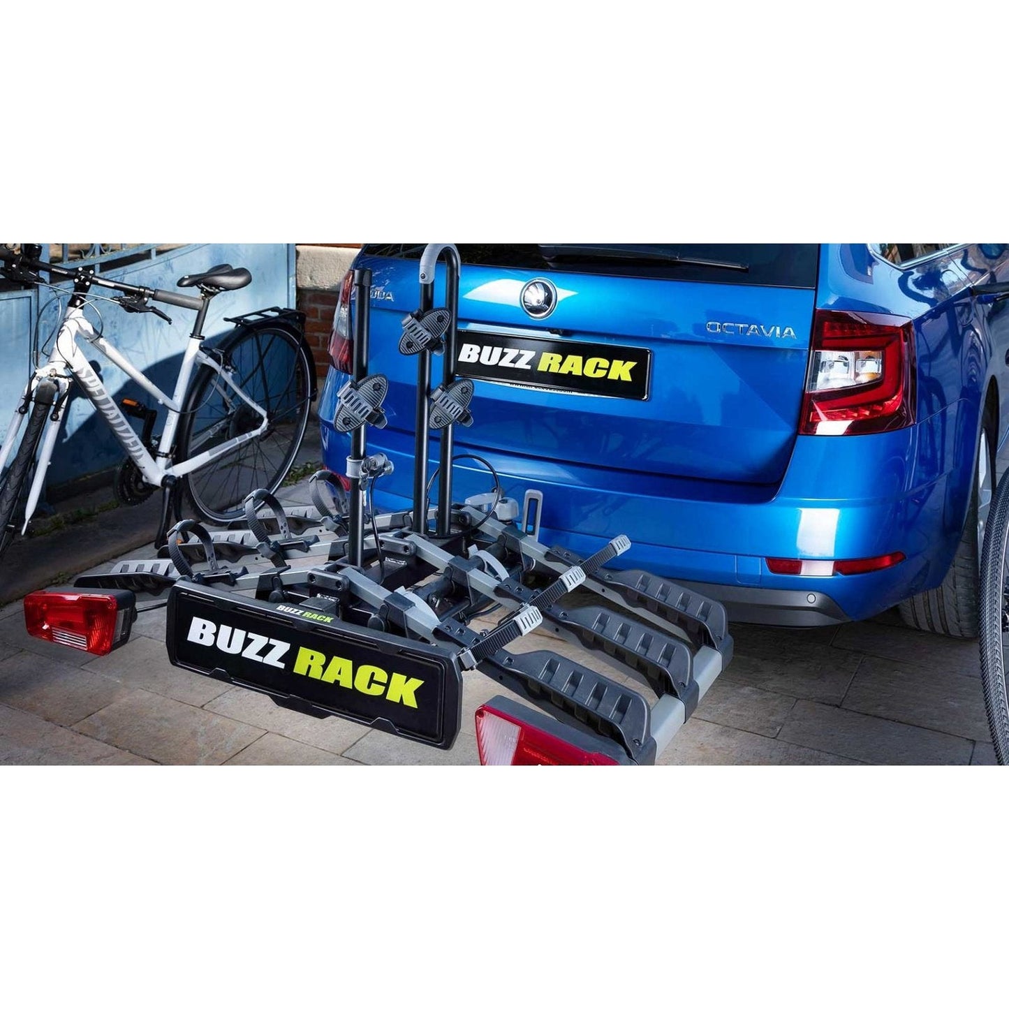 BUZZRACK Eazzy 3 Tow Ball Bike Rack - 3 Bike Platform