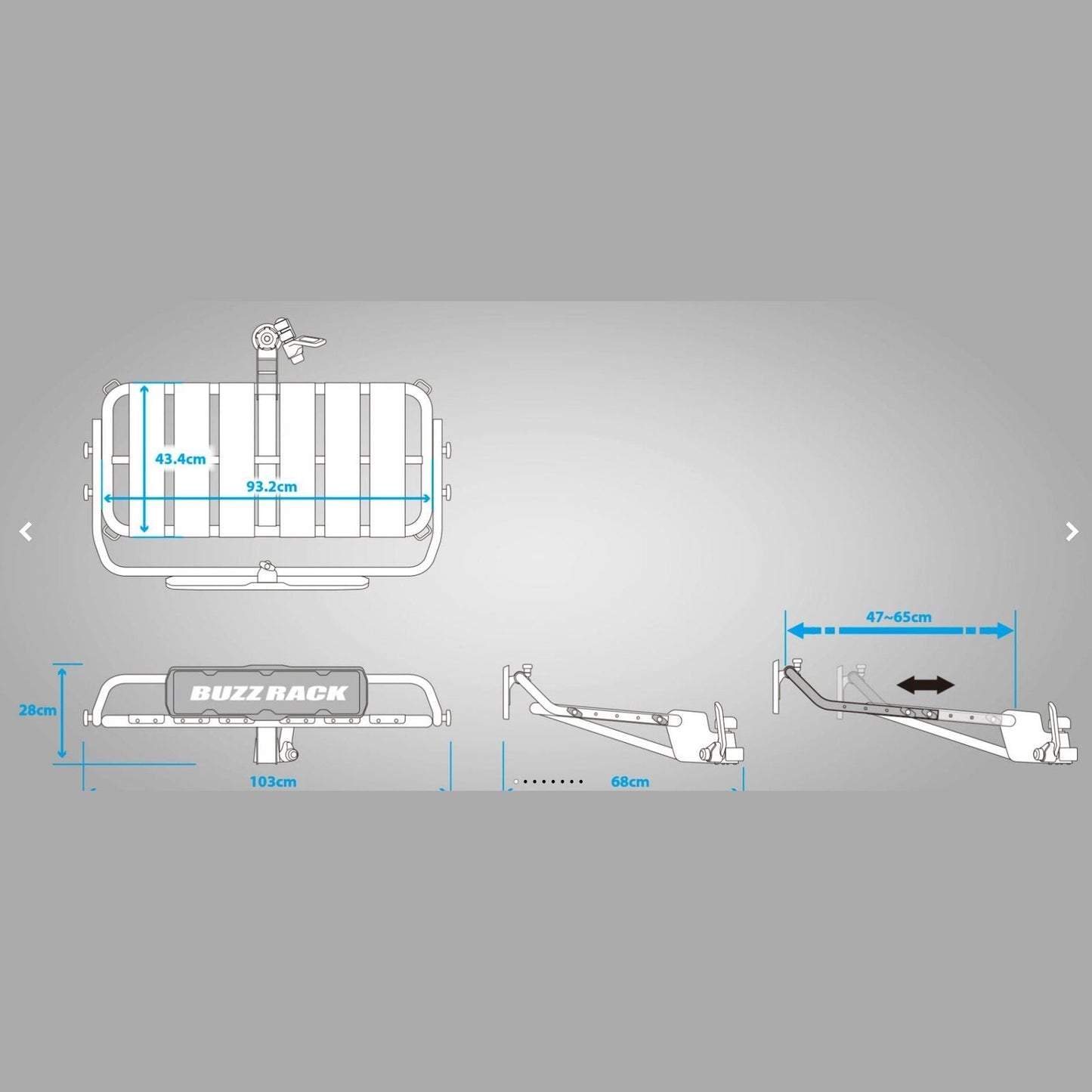 BUZZRACK P10S Tow Ball Platform - Multi-Purpose