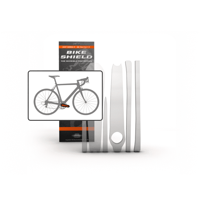 Bikeshield Crank Shield - Clear, Lightweight Bike Protection