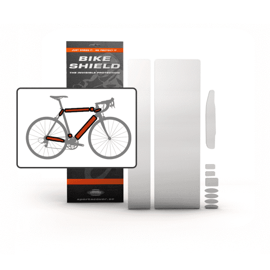 Bikeshield Fullpack Regular - Tough, Clear, Self-Healing Bike Protection