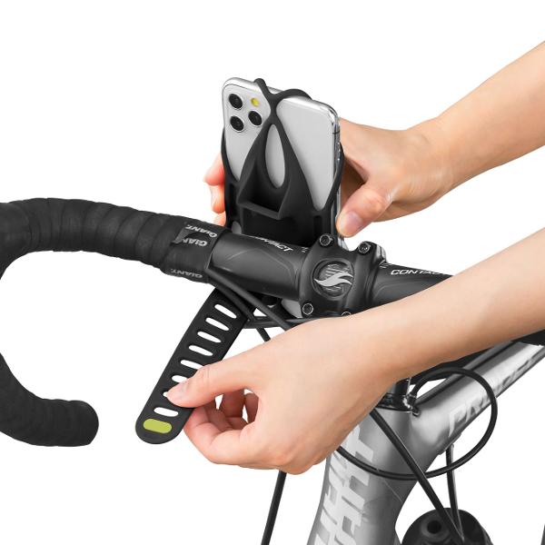 Bone - Bike Tie 4 Stem Phone Holder Black