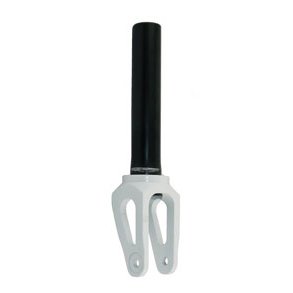 Bulletproof Alloy Scooter Fork - 1 1/8" x 190mm Steerer - 130mm Threaded - White