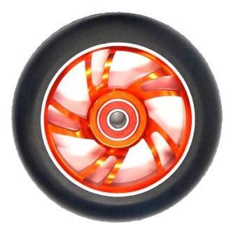 Bulletproof Alloy Scooter Wheel 110mm with ABEC-9 Bearing & Orange Core