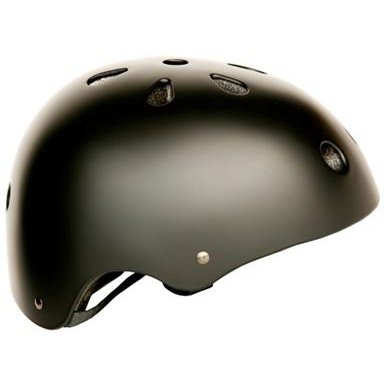 CSA Helmet City Matt Black Skate BMX Helmet, Australian Standards Approved, Med/Lg 58-61cm