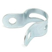 Carrier Stay Bracket 16mm Galvanized Silver 4-Pack