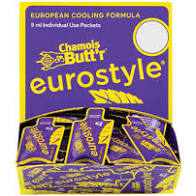 ChamoisButt-r Chamois Butt-r Eurostyle Skin Lubricant with Menthol - 75 Packets