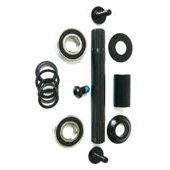 Cro-mo Mid Type Bottom Bracket Set 8T, 19mm Interface, Sealed Bearings, Set of 10, Black
