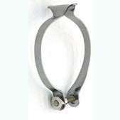 Dia Compe Stainless Steel Cable Clip - 31.8mm Dia Pack of 3