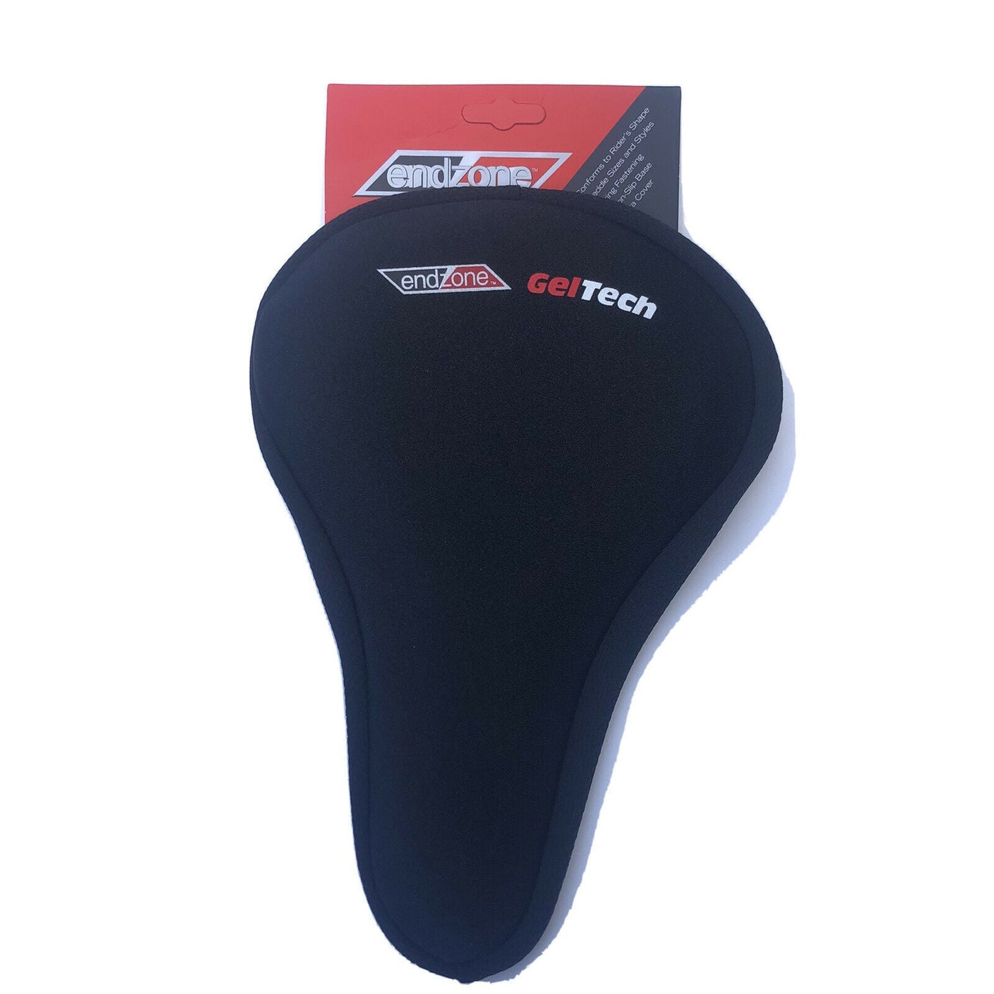 END ZONE Lycra with GEL Saddle Cover Gents MTB Road Seat Soft Silicone Cushion