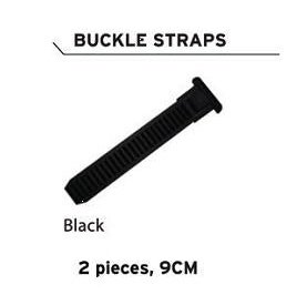 FLR Shoes Buckle Straps - 9cm Black 2 Pack