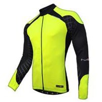 FUNKIER FIRENZE Men-s Yellow Summer Long Sleeve Jersey - Small