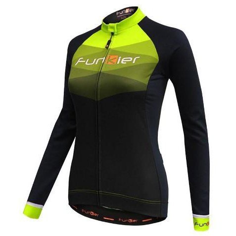 FUNKIER Spoleto Women-s Winter Long Sleeve Jersey - Black XS/S
