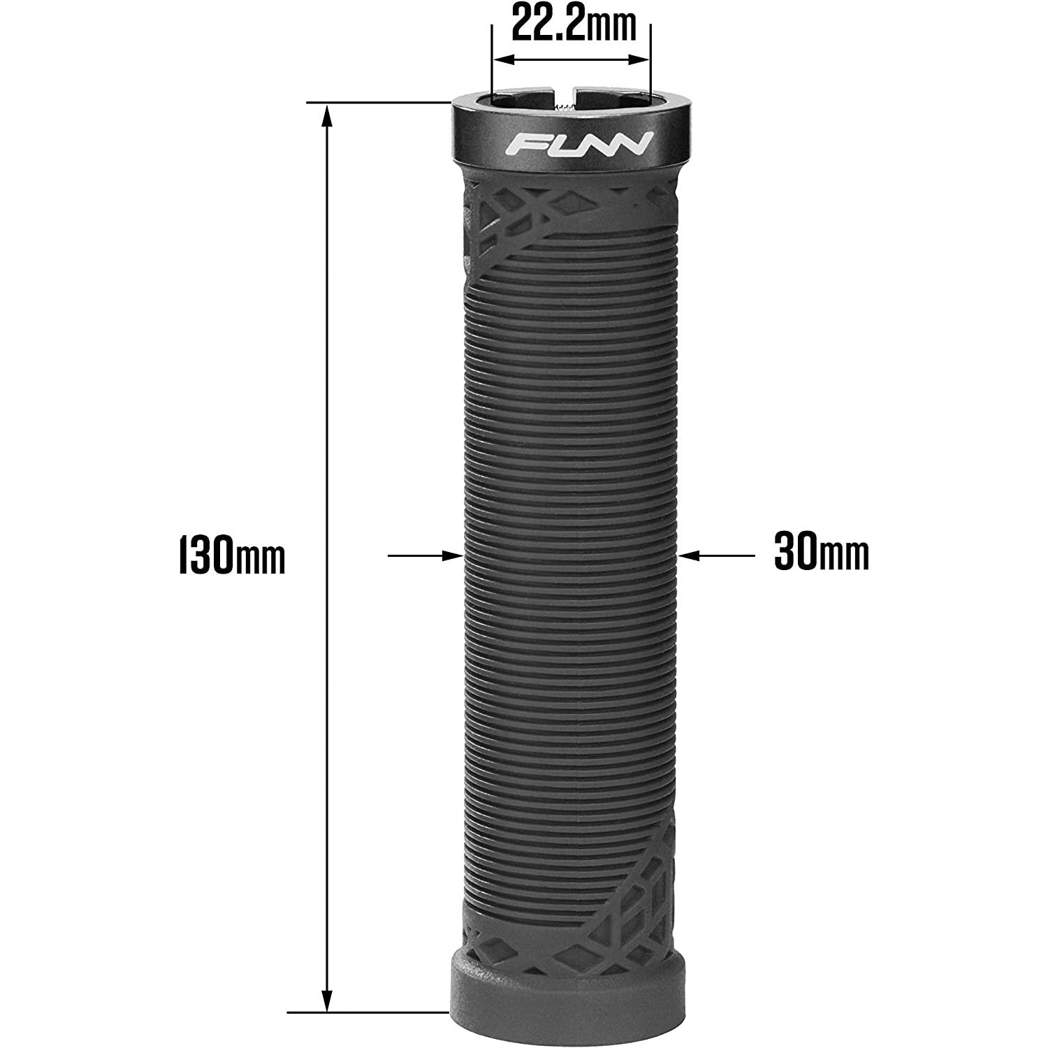 Funn Hilt Handlebar Grips with Single Lock-on Clamp