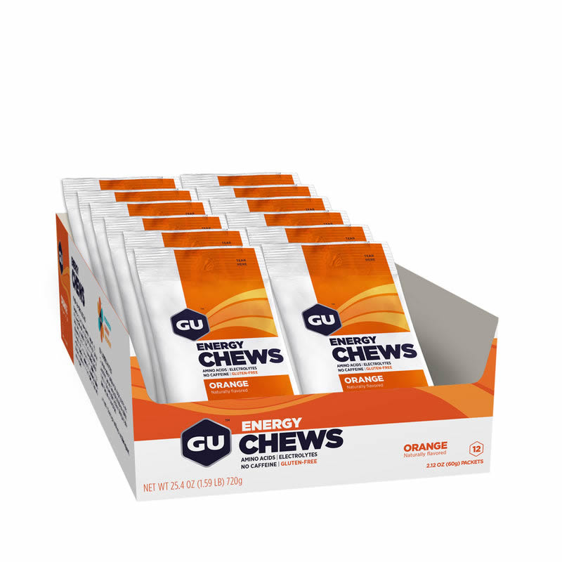 GU Energy Chews Orange - Box of 12