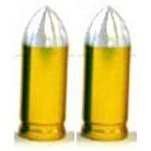 Gold Bullet Valve Caps - 2 Piece Set