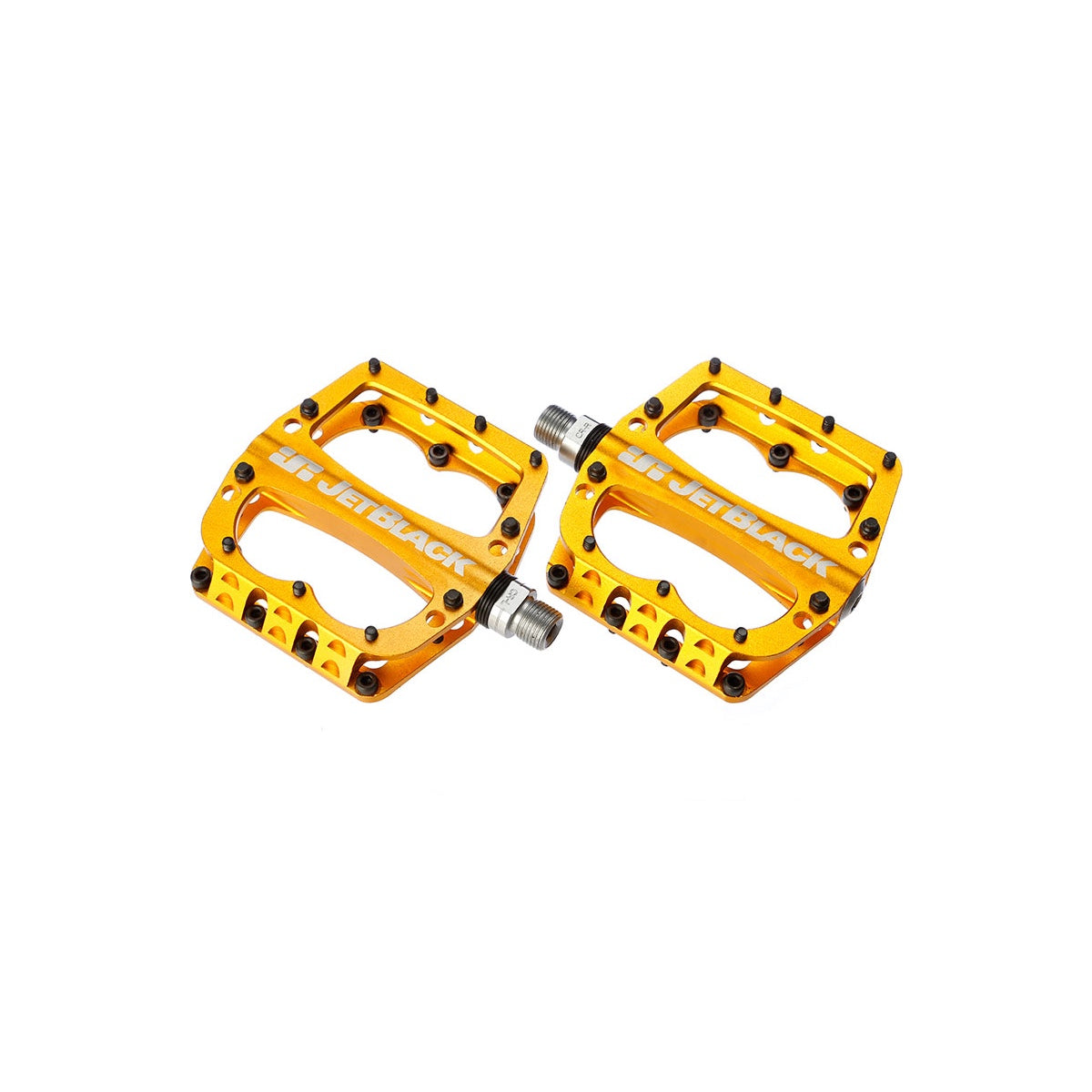 JetBlack Superlight MTB Pedals - Low Profile, Gold Bearings