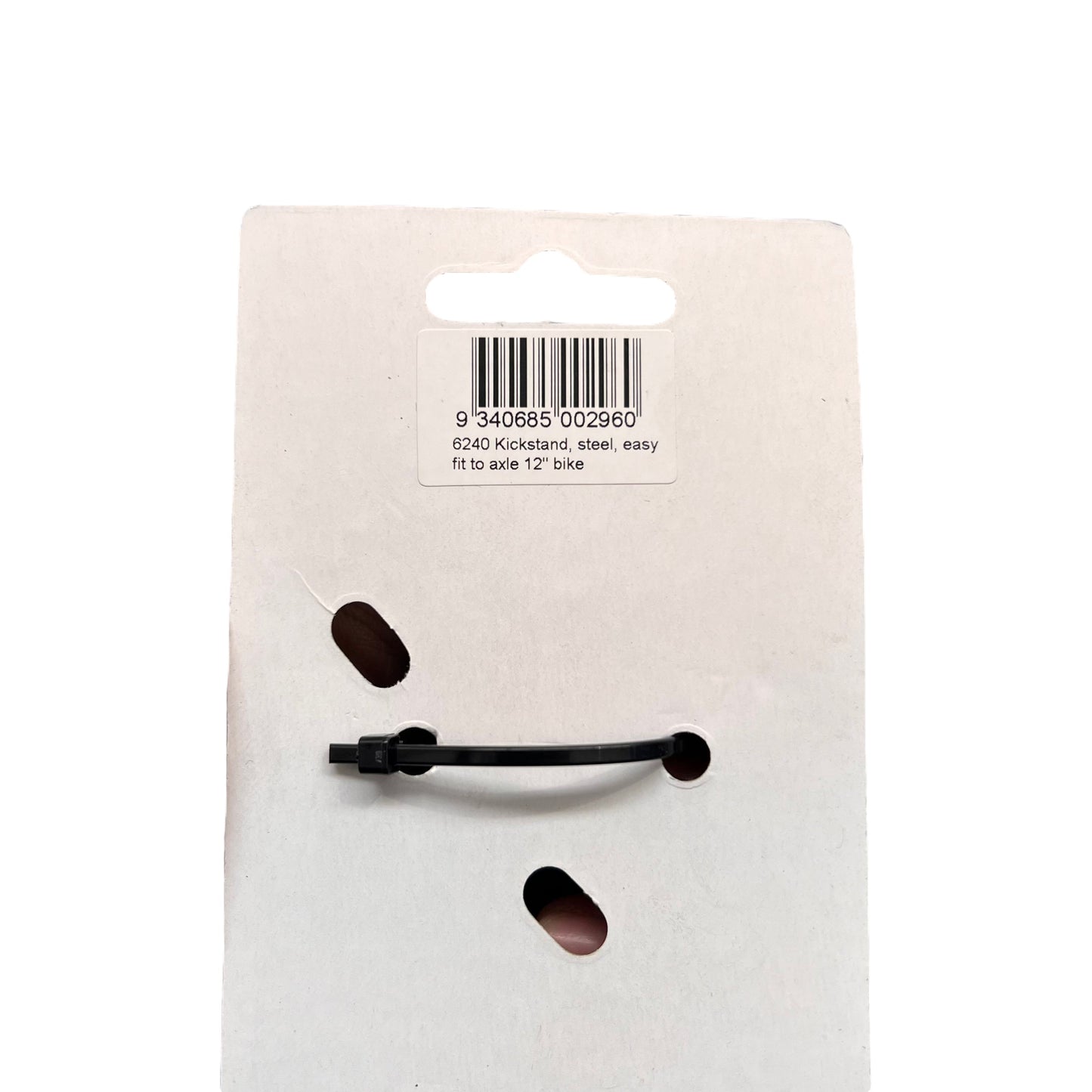 KICKSTAND 12 Rear Axle Mount, Steel BLACK, Easy to fit