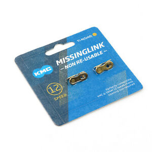 KMC 12 Speed Connecting Link - Non Reusable, TI-N Gold