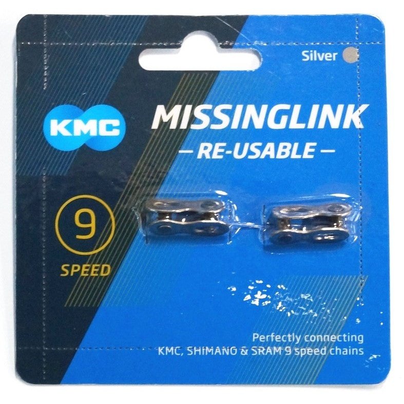 KMC 9 Speed Chain Connecting Link - Silver