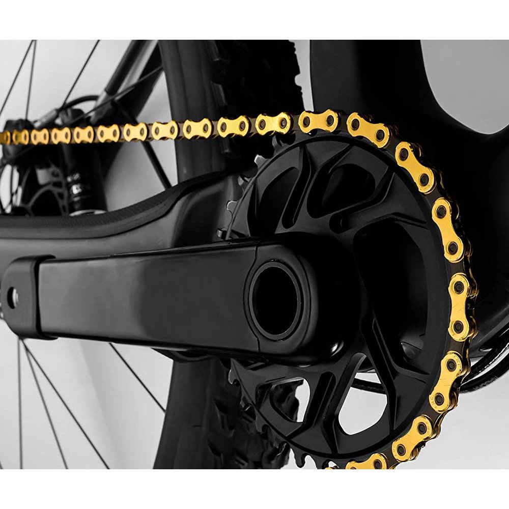 KMC X11SL 11-Speed Chain 118L Ti-N Gold/Black with Connect Link