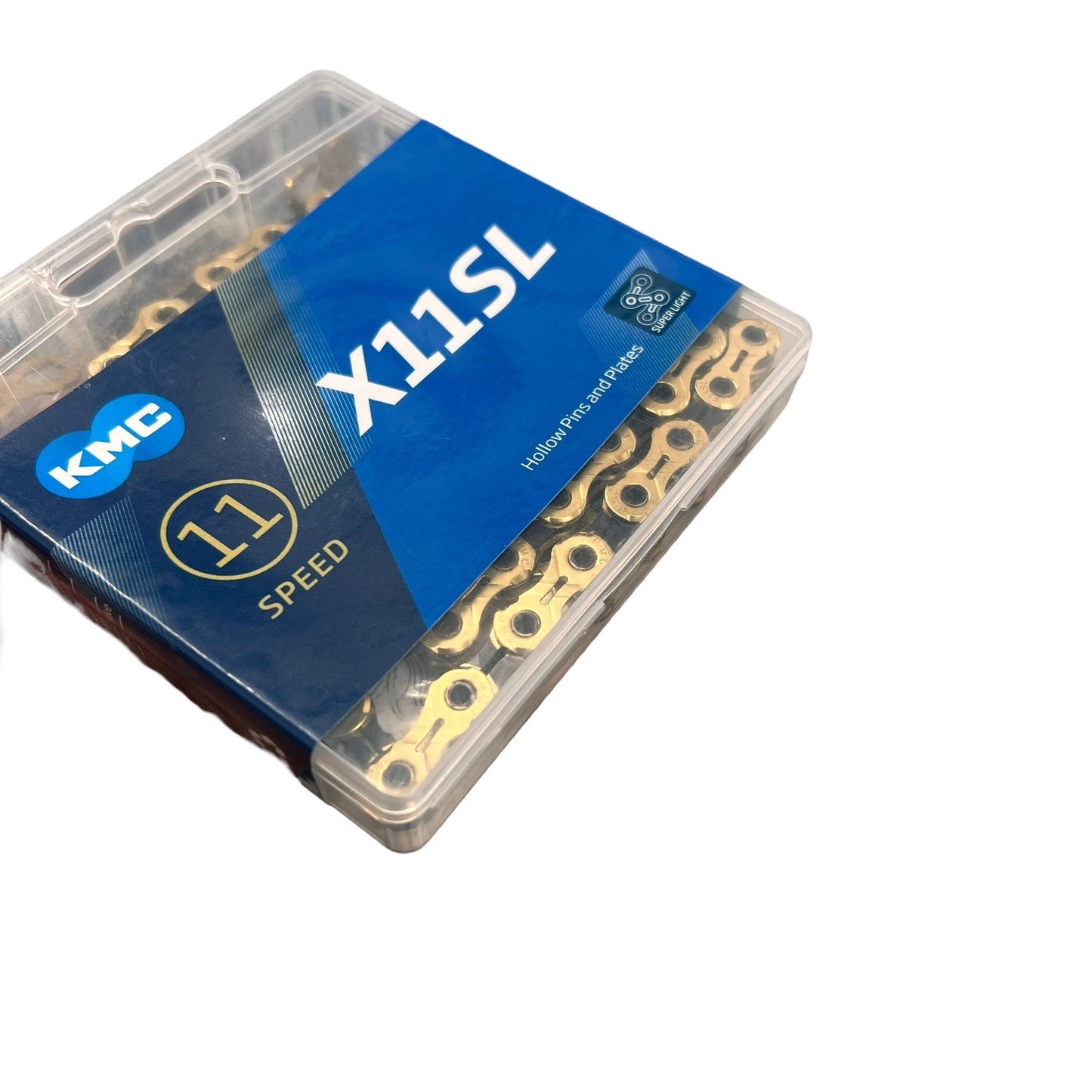 KMC X11SL 11-Speed Chain 118L Ti-N Gold/Black with Connect Link