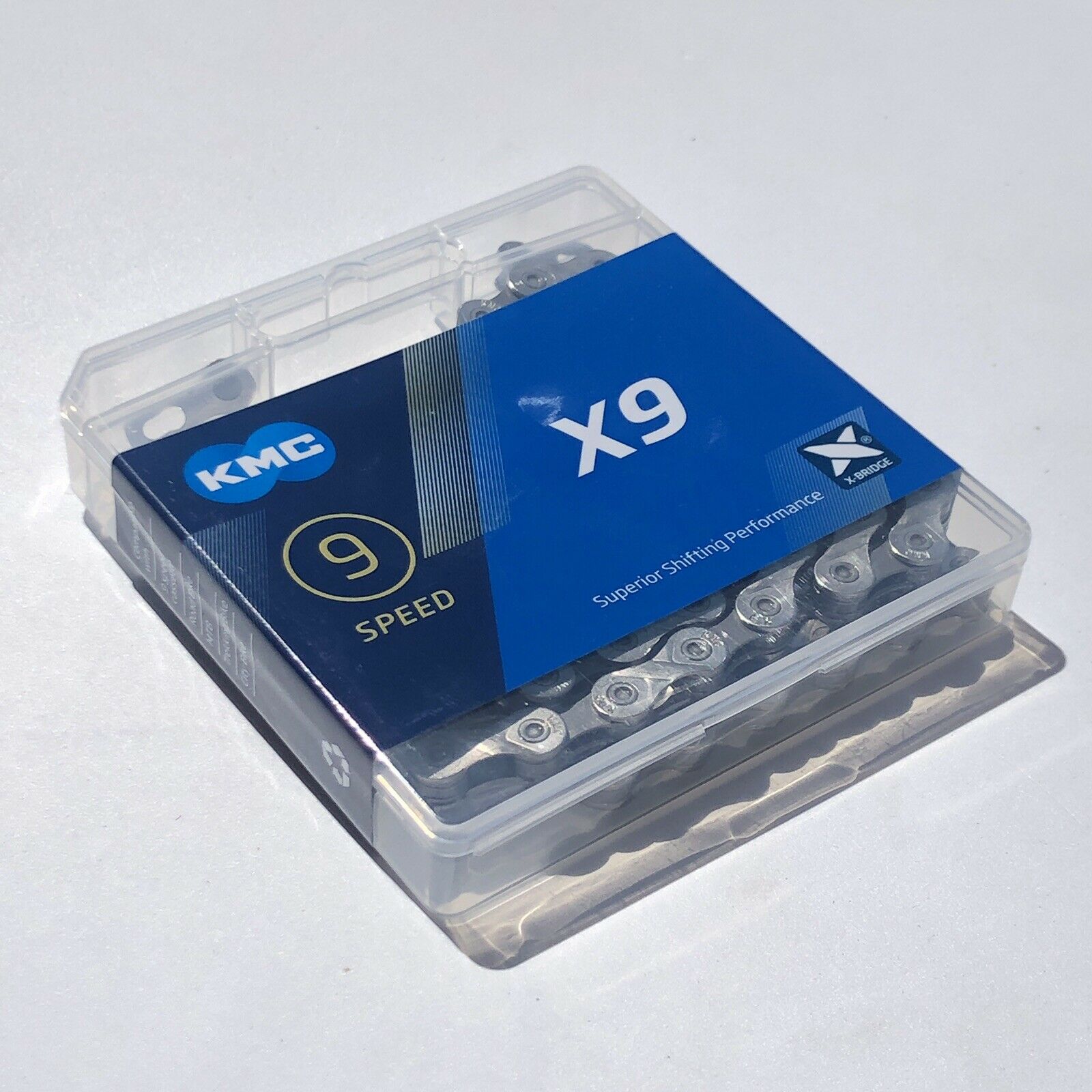 KMC X9 9 Speed 116 Link Bike Chain