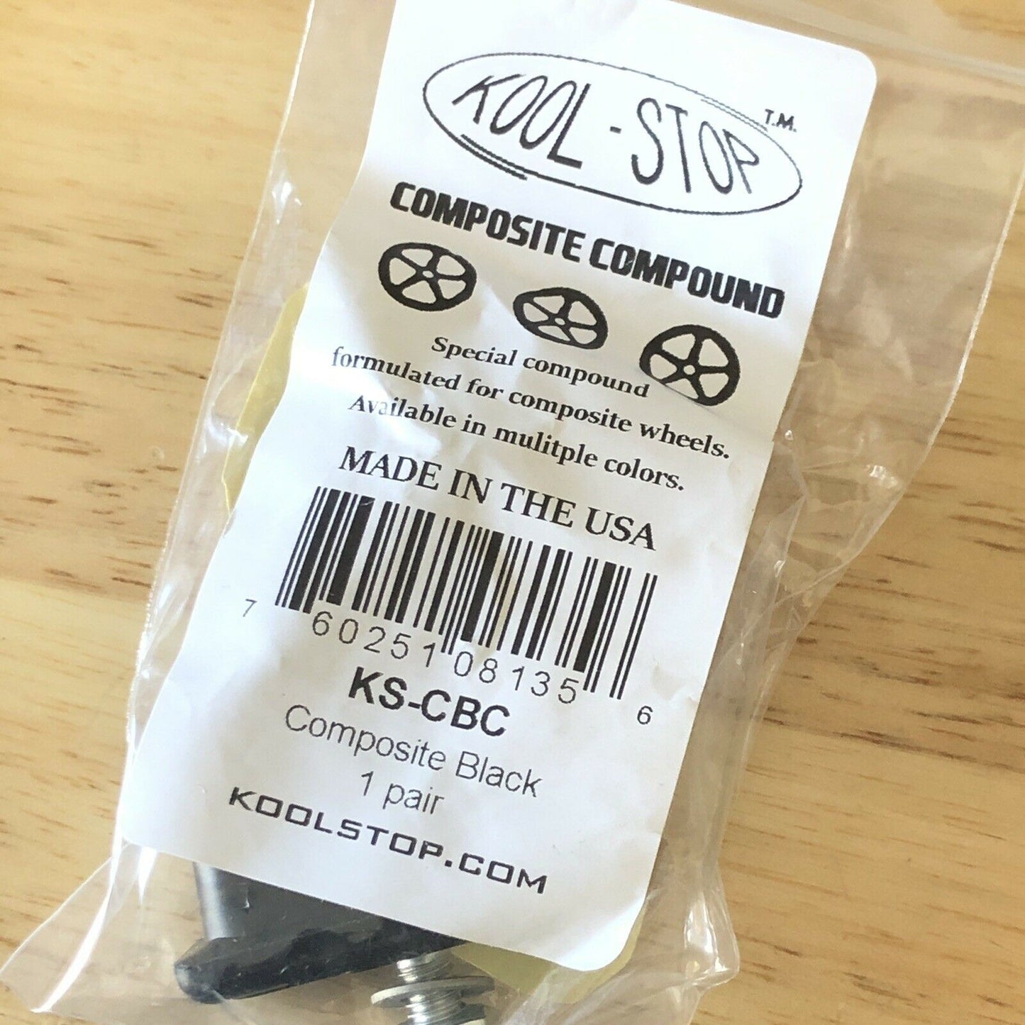 Kool Stop Bicycle Continental THREADED Brake Pads for Skyway Mags BLACK PAIR