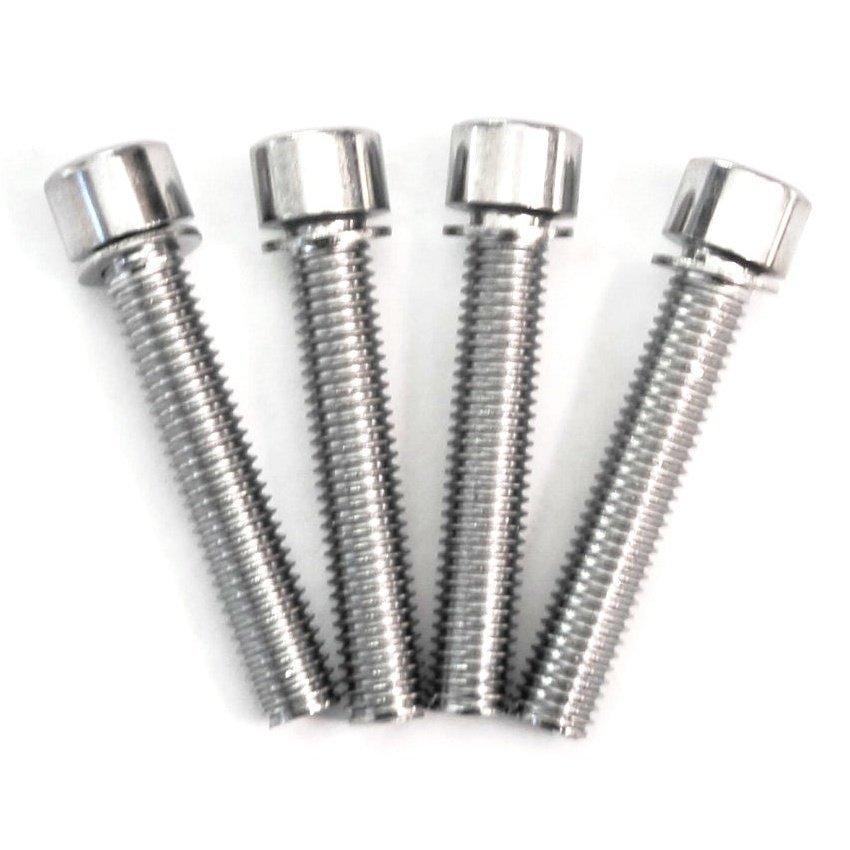 M8 Seat Post Bolt for Micro Adjust - 45mm, Half Threaded, Allen Key Type Bag of 4