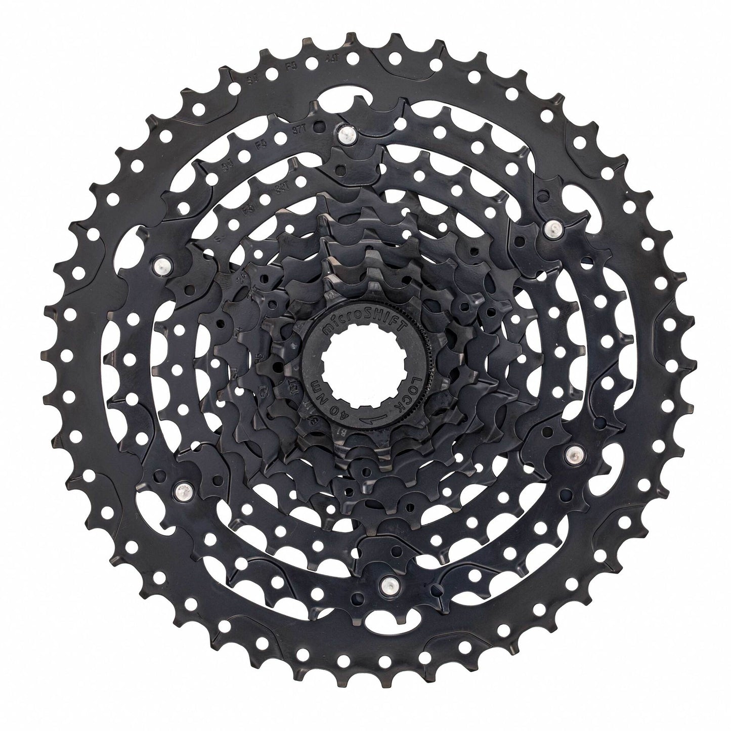 MICROSHIFT Cassette - ADVENT CS-H093 - 9 Speed - 11-46T - Steel - Black