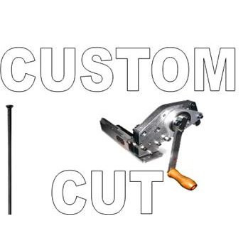 Mach1 Custom Cut Spoke - Straight Pull, Black 310mm, 2.0mm - Cut to Size