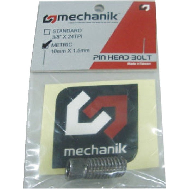 Mechanik BMX Chain Wheel Bolt - Metric Thread 10mm x 1.5mm