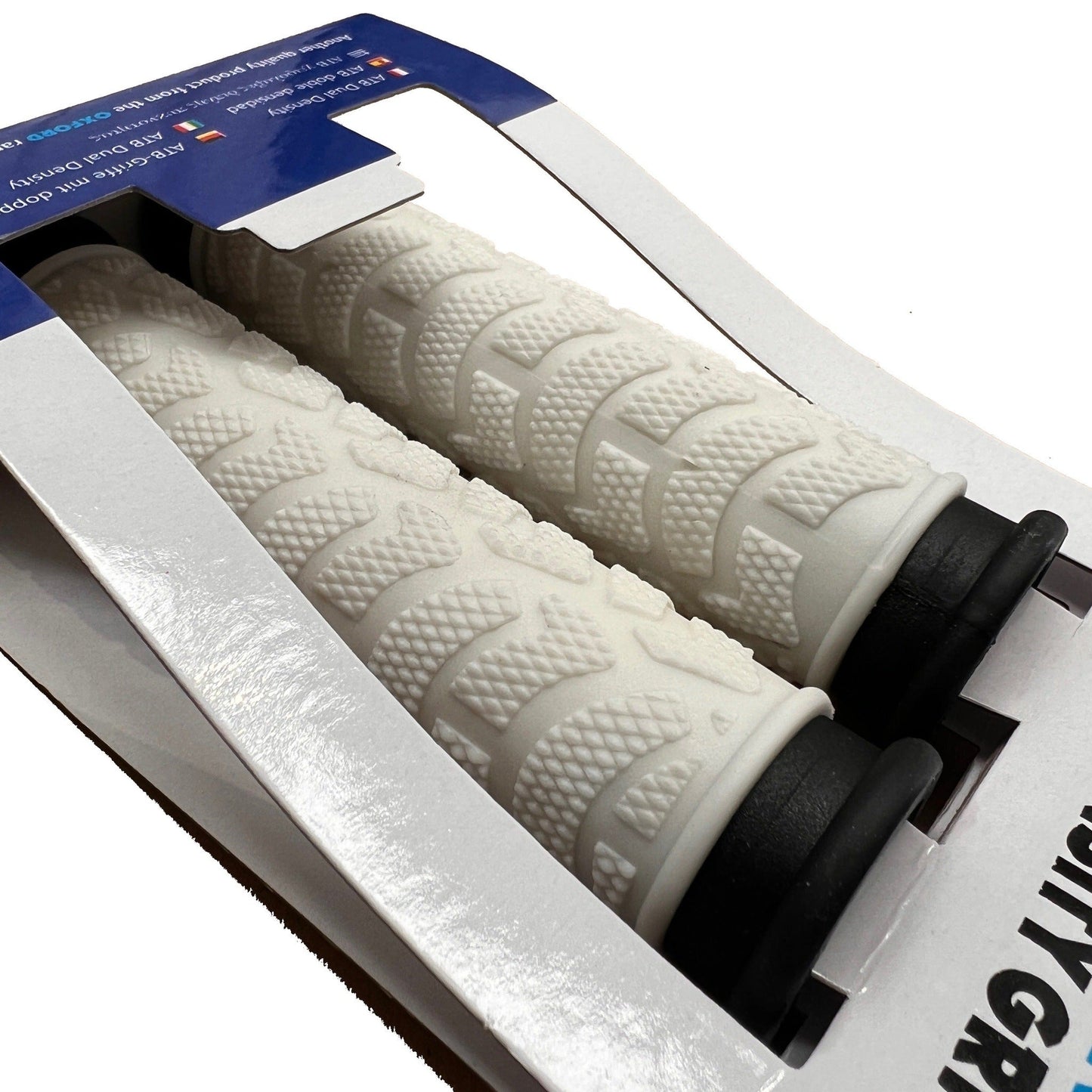 Oxford Dual Density MTB Grips HG49W - White