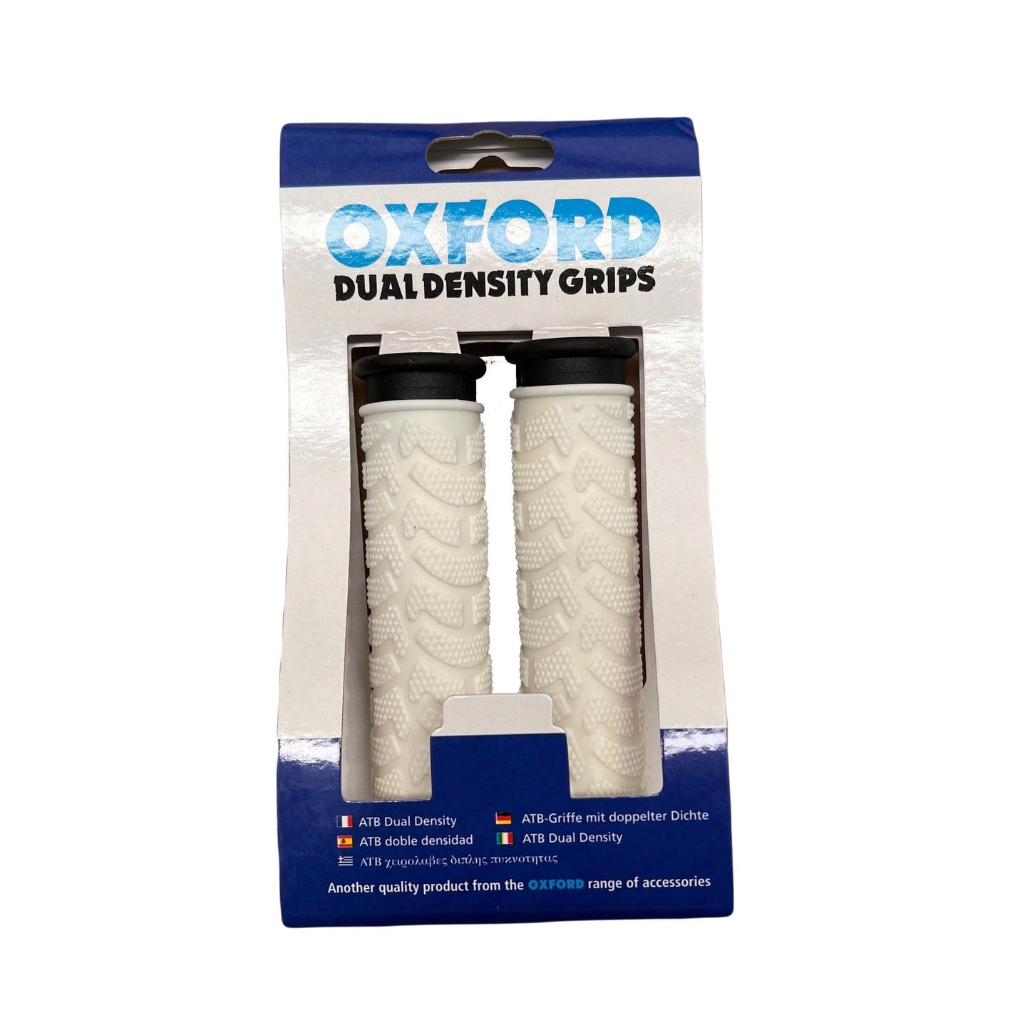 Oxford Dual Density MTB Grips HG49W - White