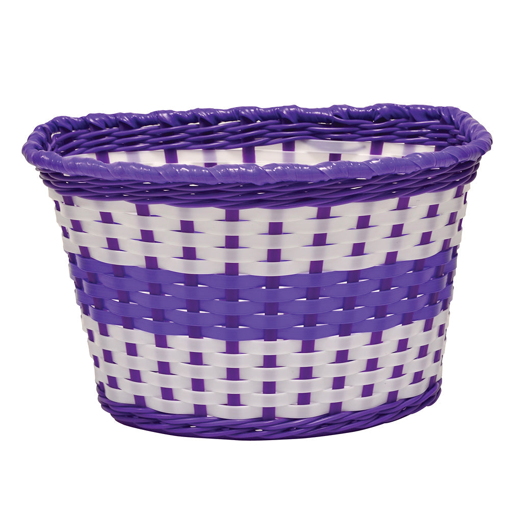Oxford Junior Lilac Woven Basket - Storage Solution for Kids- Room