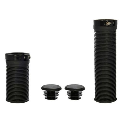 Oxford Lock-On Grip-Shift Grips - Alloy Clamp, Black