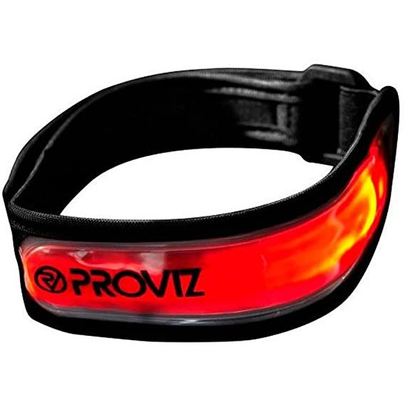 PROVIZ LED Armband - Small, Red, High Visibility