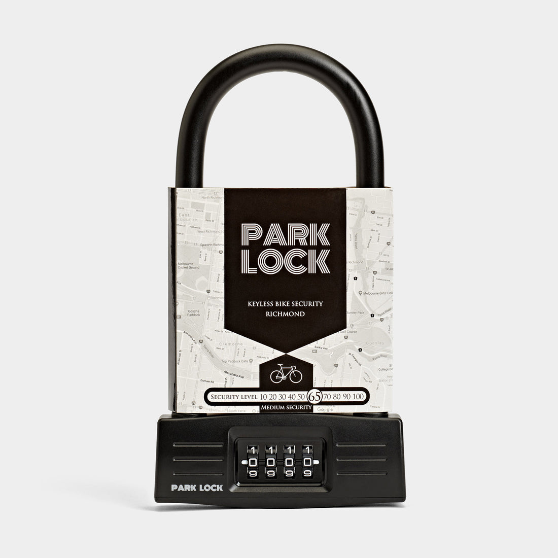 Park Lock Keyless Bike Security Richmond U-Lock