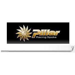 Pillar Double Butted Spokes - 192mm SILVER - 14G J Hook & Thread