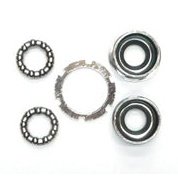 Racer/MTB Bottom Bracket Set - Waterproof & Slotted - SILVER