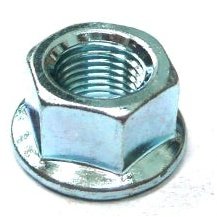 Rear Axle Nut - 3/8" x 26T Flanged