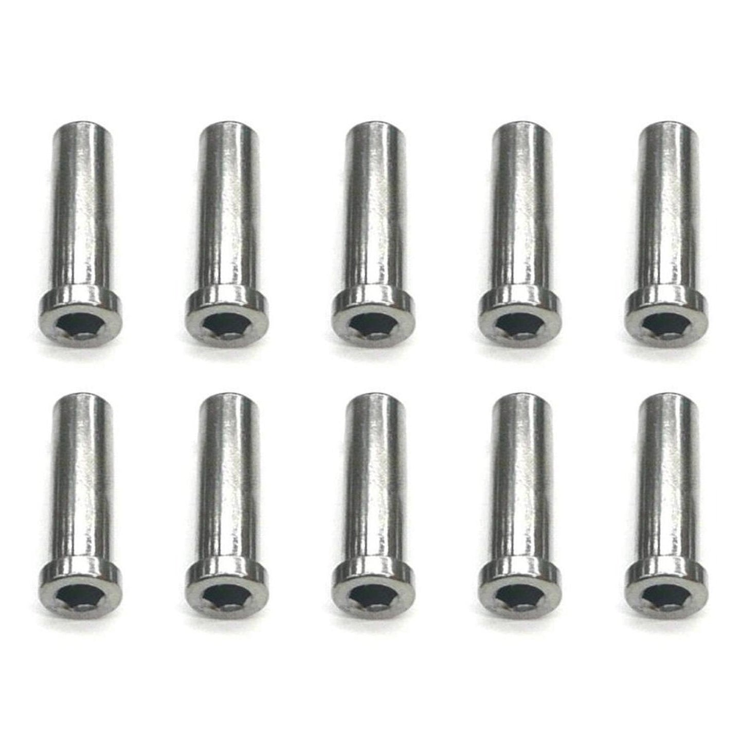 Road Bike Brake Pivot Nut - M6 x 10mm x 25mm, Allen Key Type Pack of 10