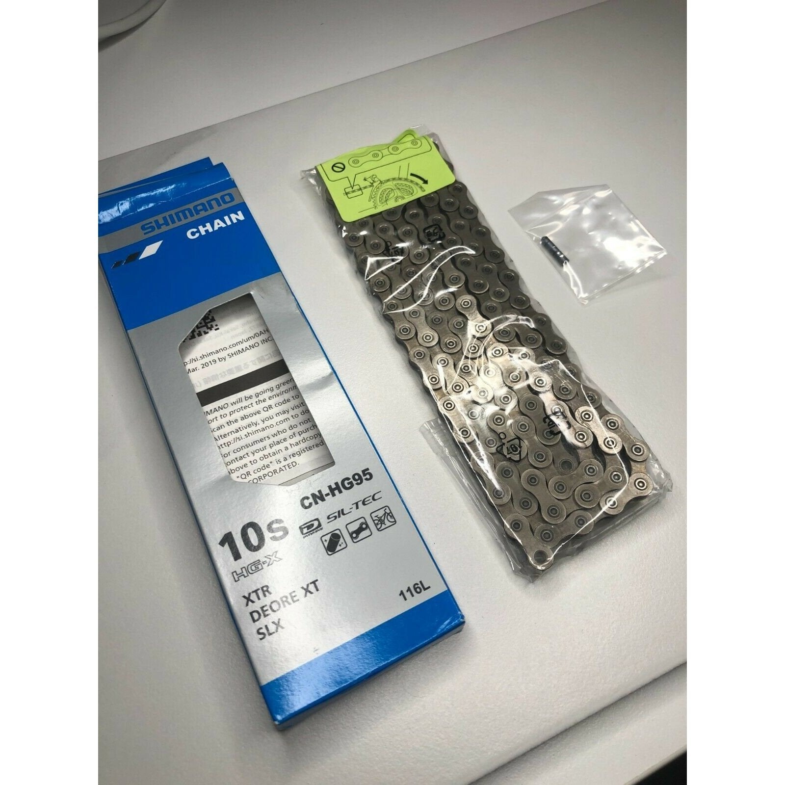 SHIMANO Cn-Hg95 - 10 Speed Chain w/ Connecting Pin. Deore XT R | SLX AU STOCK