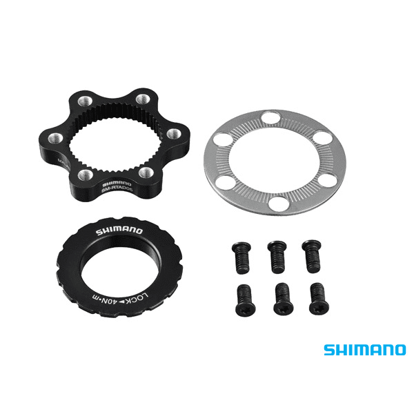 SHIMANO SM-RTAD05 Centrelock to 6 Bolt Disc Rotor Hub Adaptor Screw Wheel Lock