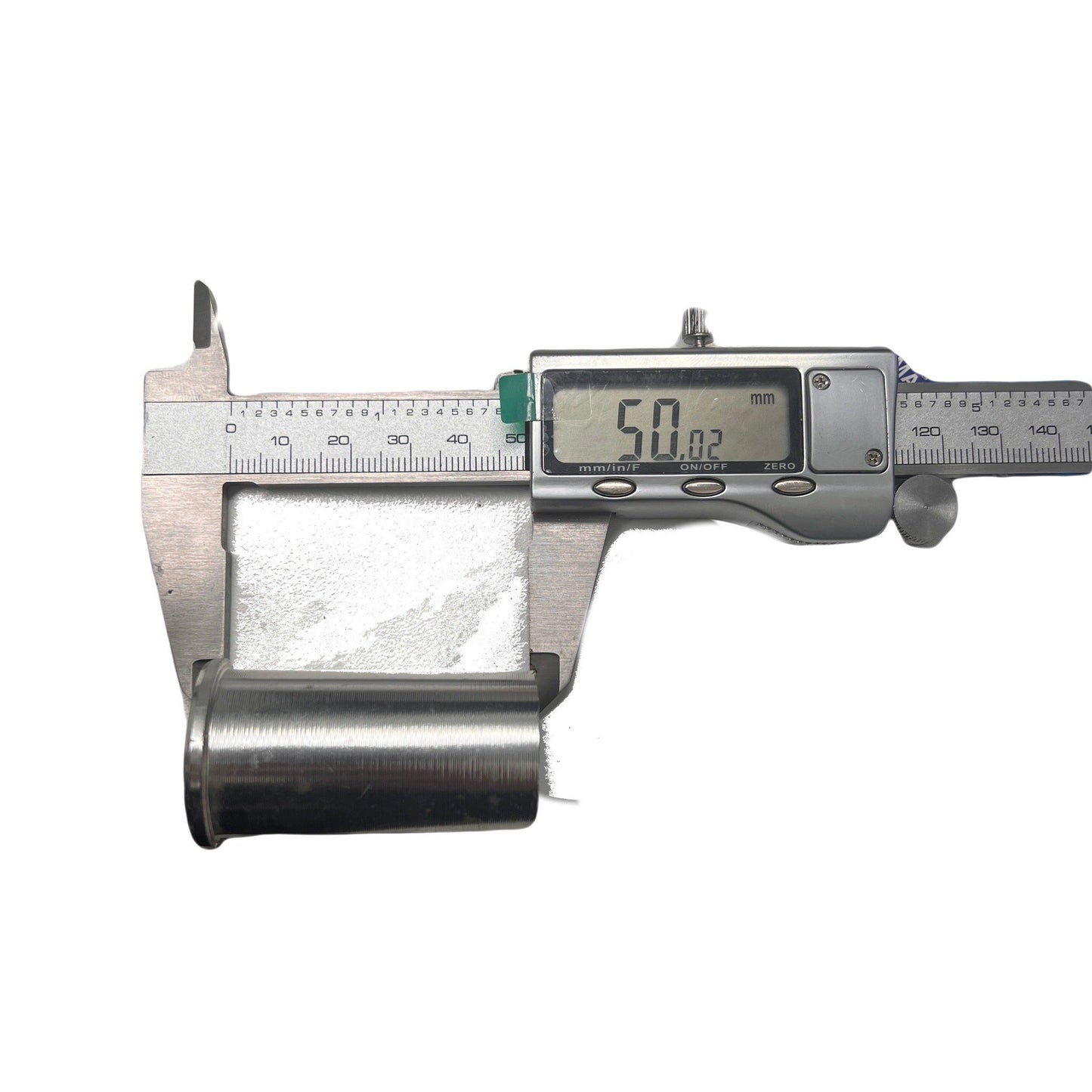 Shim Sleeve for Stem, 50mm Length, ID25.4mm, OD28.6mm, 1 1/8" to 1" SILVER