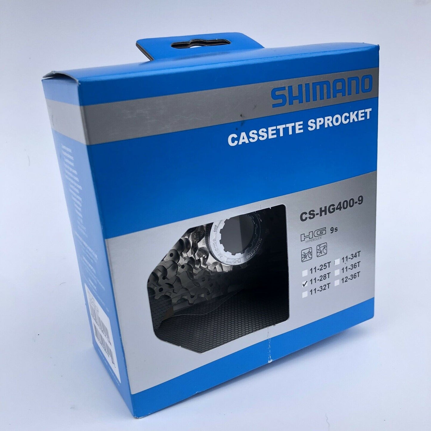 Shimano CS-HG400 9 Speed Cassette - 11-28 Freehub Bike Part Bicycle Cog Gear