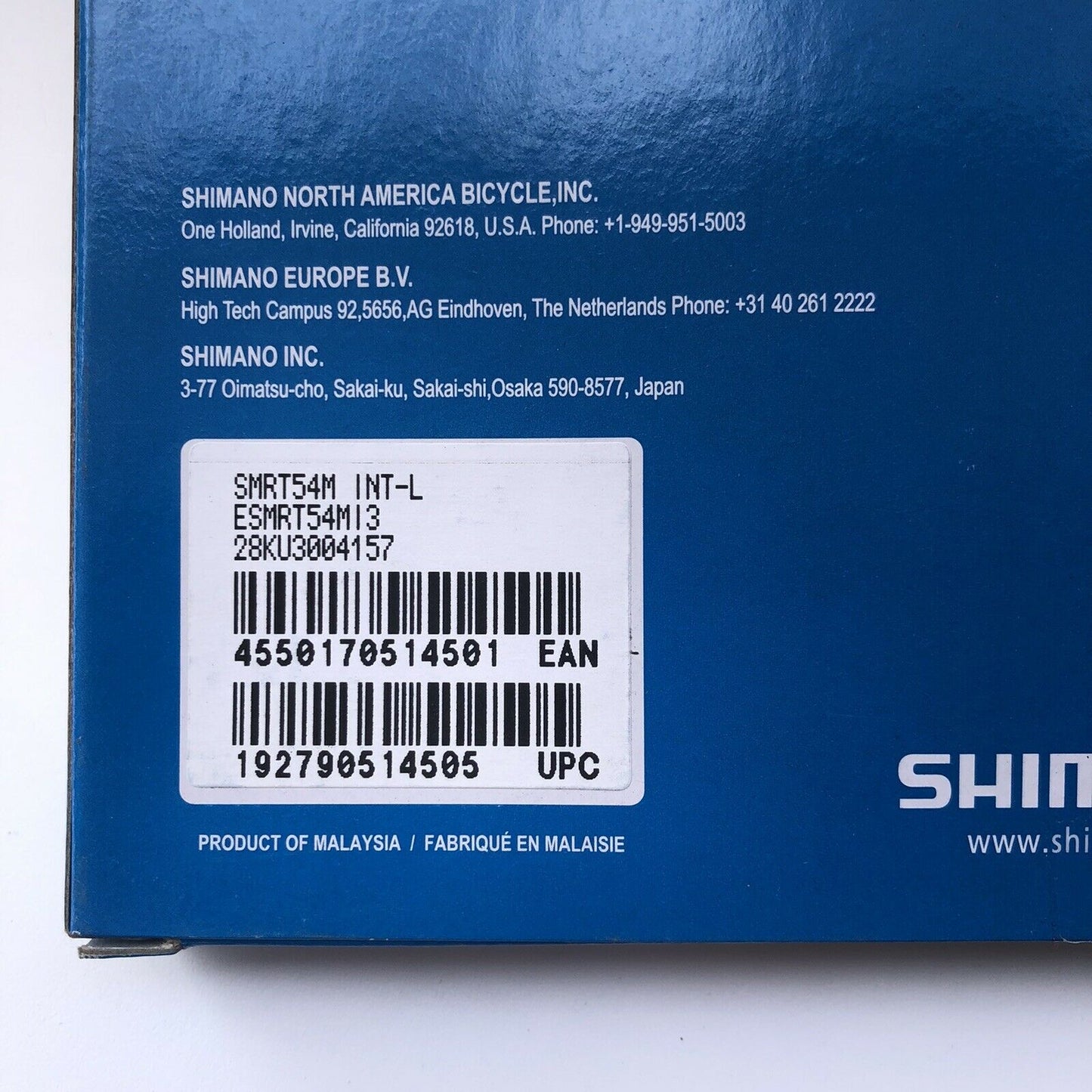 Shimano SM-RT54 Centre Lock Disc Brake Rotor Stainless 180mm Bike Bicycle Part