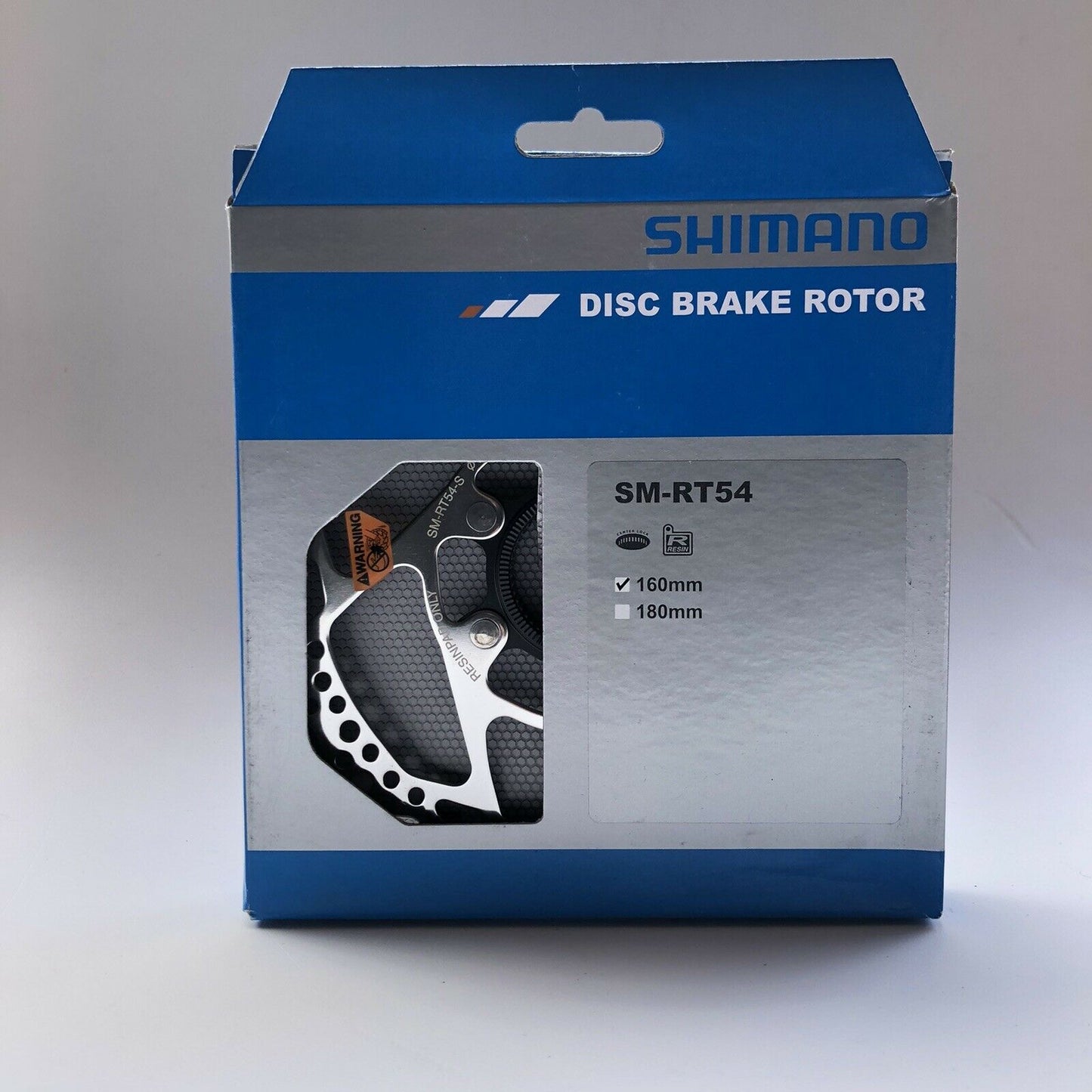 Shimano SM-RT54 CentreLock Disc Brake Rotor Stainless 160mm Alivio ESMRT54S