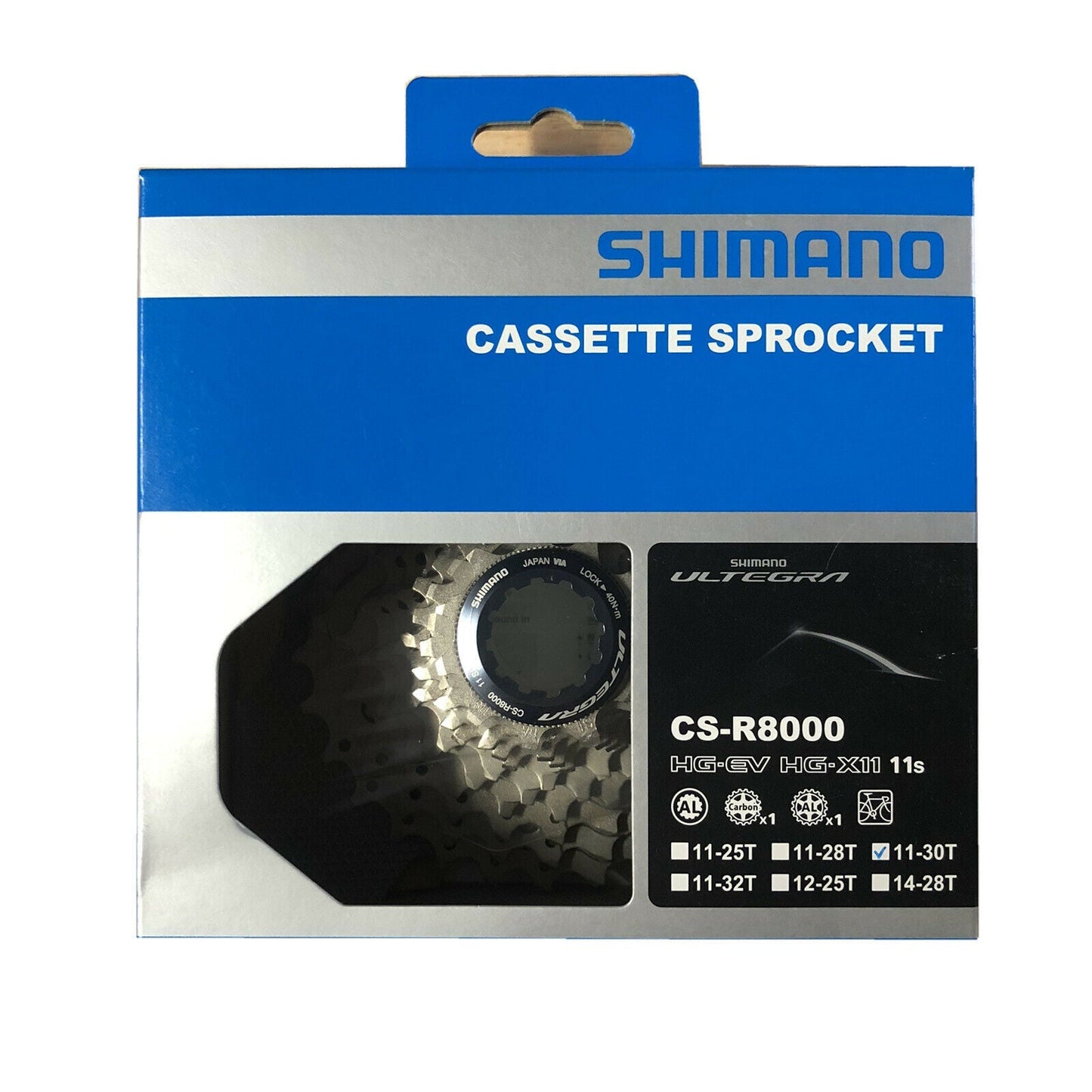 Shimano Ultegra R8000 11 Speed Cassette - 11-30 Freehub Bike Part Bicycle Cog Ge